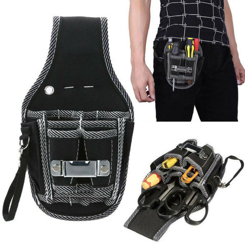 Bolsa de herramientas de electricista, bolsa de bolsillo para cintura de tela de nailon, Kit de almacenamiento, mantenimiento, 2022 ► Foto 1/6