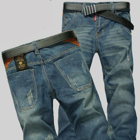 Pantalones vaqueros elásticos ajustados para hombre, Jeans clásicos de negocios para primavera y otoño, de marca, verano, 2022 ► Foto 1/6