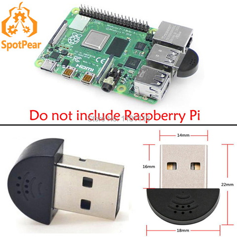 Raspberry Pi-Mini micrófono USB, controlador gratuito ► Foto 1/6