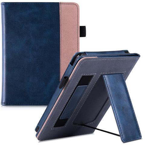 BOZHUORUI-funda para Kindle Paperwhite, 10. ª generación-2022, compatible con todas las generaciones de papel, con soporte plegable, correa de mano, sueño y despertador ► Foto 1/6