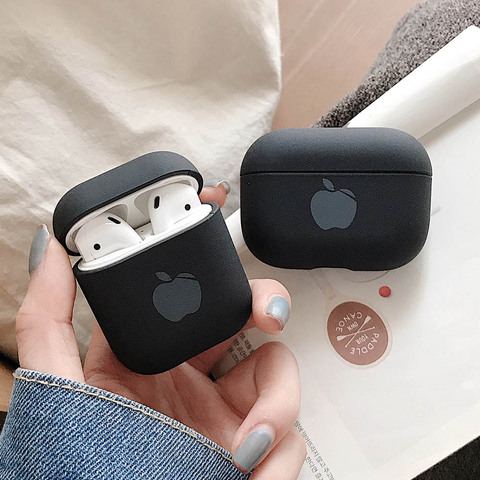 Funda de auricular de Color sólido para AirPods Pro 2 1, funda protectora de lujo con textura mate para AirPod 2 3 ► Foto 1/6