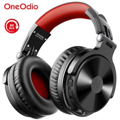 Oneodio-auriculares, inalámbricos por Bluetooth 5,0, auriculares con cable para jugar con micrófono para PC, PS4, centros de llamadas, auriculares de Skype ► Foto 1/6