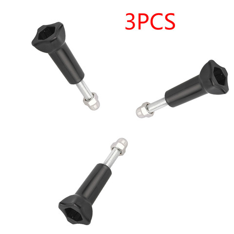 Adaptador de montaje para trípode, 3 uds./pac Go Pro, tuerca de perno, tornillo de pulgar largo para Go pro 8 7 6 5 4 3 + Yi 4K Sj7 Sj8 pro DJI ► Foto 1/6