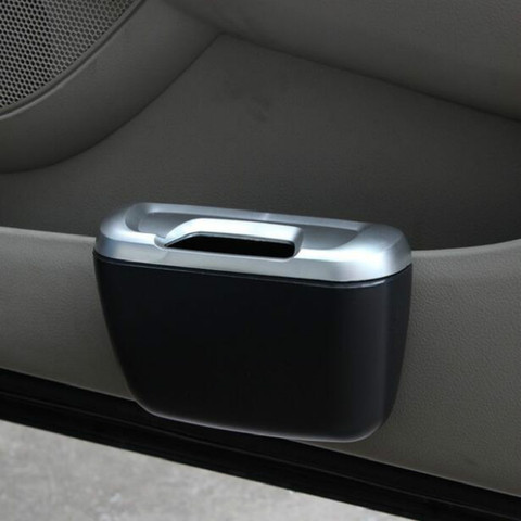 Mini cubo de basura para coche, papelera, caja de almacenamiento, cubo de basura de coche, accesorios para coche ► Foto 1/6