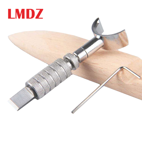 LMDZ-cuchillo de Grabado de cuero abatible de acero inoxidable, dispositivo para abrir zanjas, herramientas de tallado y corte, bricolaje, 360 grados ► Foto 1/6