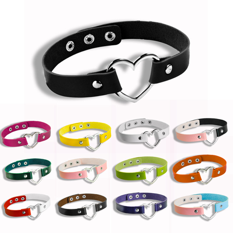 Nuevo COLLAR COLGANTE para mujer Collares gótico Punk cuero collar joyería bonito gargantilla colgante par Collares De Moda 2022 nuevo ► Foto 1/6