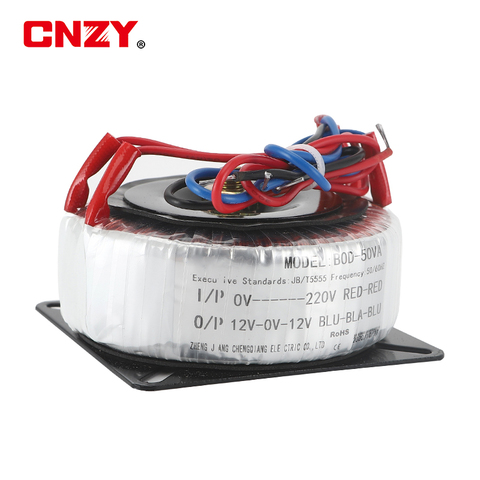 Transformador toroidal de potencia máxima de 150w, transformador de amplificador de potencia toroidal de 220V/380V a 12V/24V/36V/48/110V, máquina de máscara de 150VA ► Foto 1/5