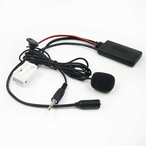 Biurlink-Adaptador de micrófono manos libres para coche, Radio RD4, Bluetooth, música, AUX, llamada telefónica, para Peugeot Citroen, 12 pines ► Foto 1/6