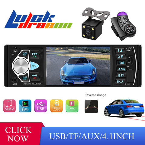 Coche Audio Bluetooth manos libres coche Radio 4,1 