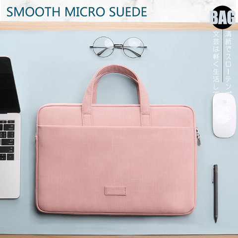 Funda para portátil para Macbook Air Pro, Retina 13 14 15, funda para portátil 15,6, bolsa para portátil para Dell, Acer, Asus, HP, bolso de negocios para mujer ► Foto 1/6