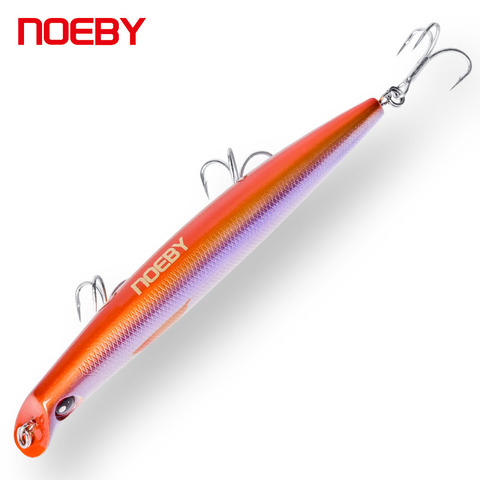 Señuelos de Pesca Noeby minnow Sasuke, Señuelos de Pesca duros de agua salada, Señuelos de Pesca 120mm 16g 150mm 24g, Pesca flotante para lubina marina ► Foto 1/6