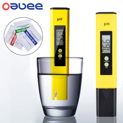 Oauee-pluma medidora de PH LCD Digital de exactitud del probador 0,01, Calibrador automático para agua, vino, orina, piscina y Acuario ► Foto 1/6