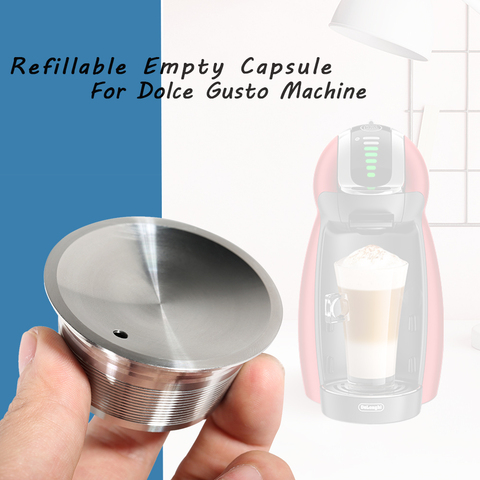 Capsulone Cápsula de café recargable para café Dolce Gusto cafe maker  Filtro reutilizable compatible con Nescafe Dolce Gusto