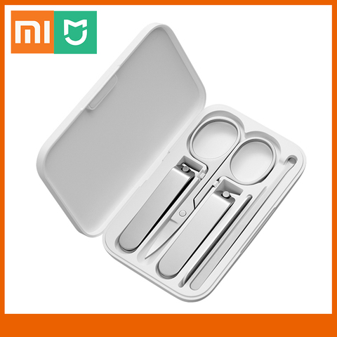 Cortauñas Xiaomi Mijia, juego de 5 uds. Portátil para manicura y pedicura, absorción magnética, de acero inoxidable ► Foto 1/6