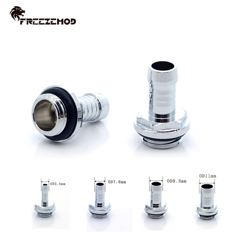 FREEZEMOD-Tubo de ajuste suave Pagoda, conector súper fino OD5.5/7,6/9,3/11mm, G1/4 