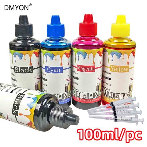 Tinta recarga Universal de tinta Kit Compatible para HP Epson hermano cartucho de tinta CISS negro Color de la impresora ► Foto 1/6