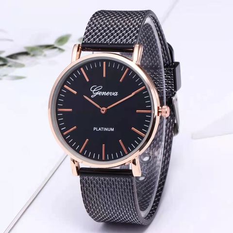 WOKAI-reloj minimalista de cuarzo para hombre, cronógrafo ultradelgado, sencillo, de negocios, con correa de malla de acero inoxidable, Masculino ► Foto 1/6