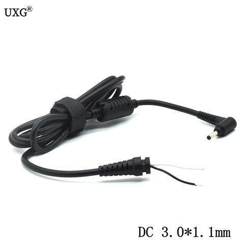 Conector de alimentación para ordenador portátil, 3,0x1,1mm, Dc 3,0, 1,0mm, adaptador de enchufe, Cable de cargador para Samsung, Asus, Acer, adaptador para ordenador portátil ► Foto 1/5