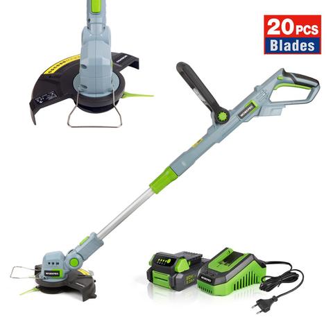 WORKPRO-cortacésped eléctrico inalámbrico, 20V, 12 