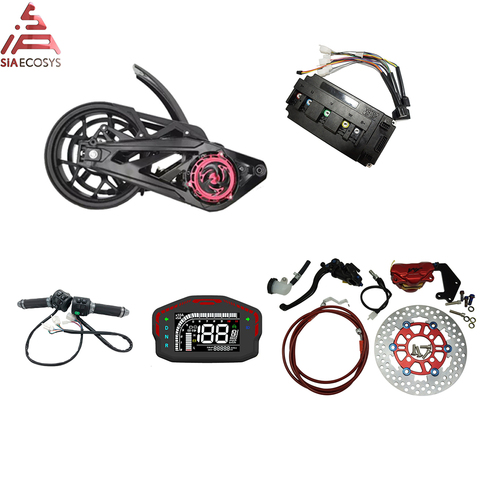 Motor de accionamiento medio QS 3000W 138 72V 100KPH, kits de montaje de 12 pulgadas con controlador EM150SP ► Foto 1/1