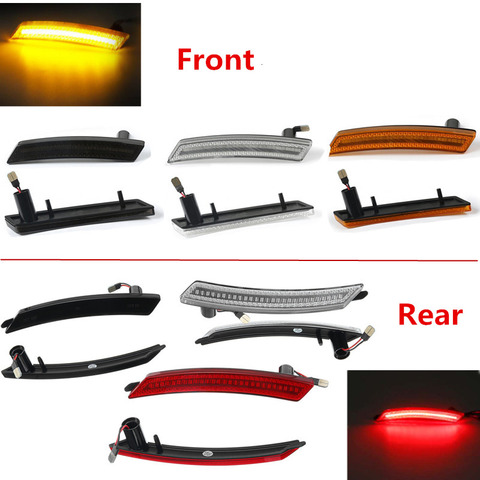 Trasera/frente luz LED de posición lateral lado repetidor de señal de vuelta de luz lámpara de Panel LED 12V para Mini Cooper R55 R56 R57 R58 R59 R60 R61 ► Foto 1/6