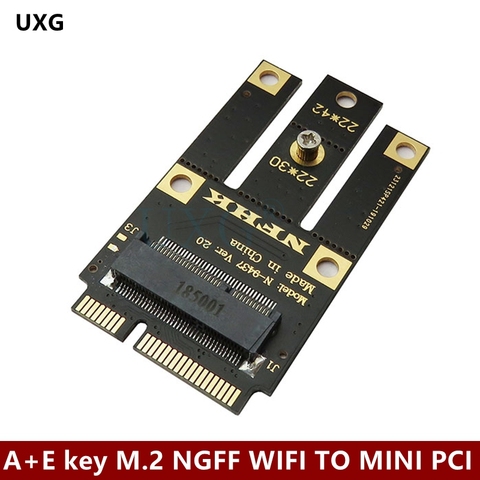 Para Wifi Bluetooth tarjeta inalámbrica A + E Key A Key M.2 NGFF módulo inalámbrico A MINI adaptador PCIE ► Foto 1/4