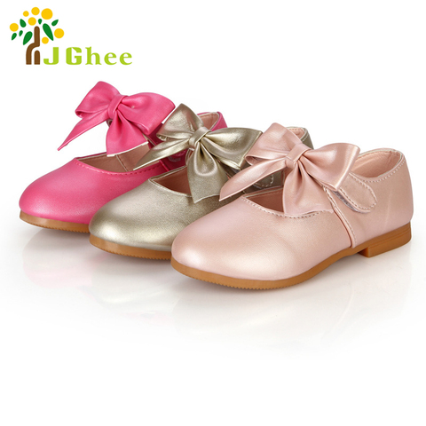Zapatos planos de princesa para niñas, zapatillas informales con lazo, para primavera, verano y otoño ► Foto 1/6