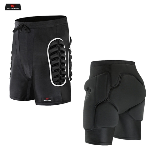 WOSAWE Motocross Hip protector pantalones cortos de cadera volante acolchado protección de los hombres de EVA de Skateboard de esquí Snowboard Hip protector de ► Foto 1/6