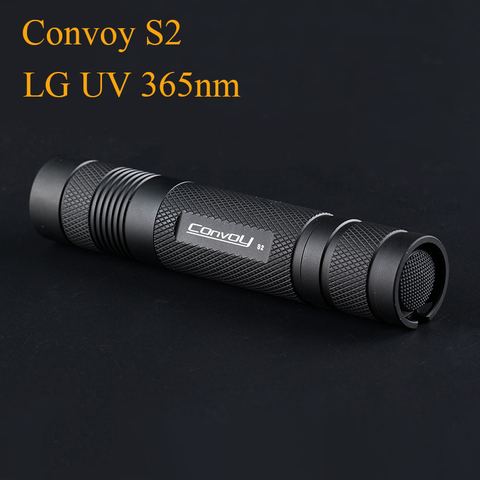 Convoy-Linterna UV S2 de 365nm, miniluz LED, antorcha EDC, UV, Ultravioleta ultravioleta, 18650 ► Foto 1/6