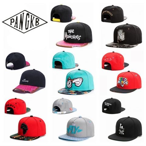 PANGKB marca de venta al por mayor y venta al por menor del sombrero del snapback de las mujeres de los hombres adultos gorro hip hop casuales al aire libre gorra para el sol de béisbol, gorras hueso ► Foto 1/1