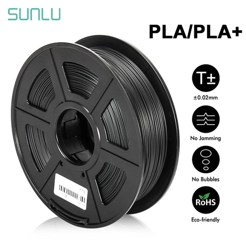 SUNLU PLA PLUS filamento 1,75mm 1kg 3d materiales de impresión multicolores para elegir filamento de plástico PLA 3d envío rápido ► Foto 1/6