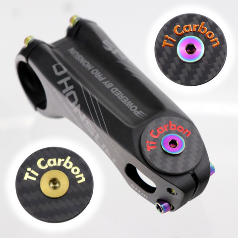 Tapa superior de auricular con vástago de bicicleta de carbono 7g con cubierta de titanio para auriculares ► Foto 1/6