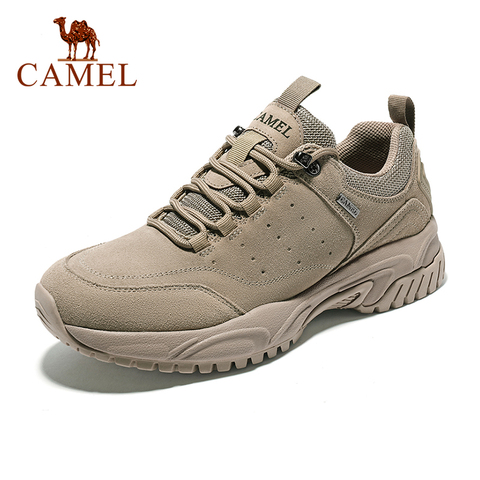 CAMEL-zapatos impermeables para caminar para hombre, zapatillas masculinas de exterior, cómodas, amortiguadas, antideslizantes, transpirables, deportivas de ocio, para senderismo, otoño 2022 ► Foto 1/6