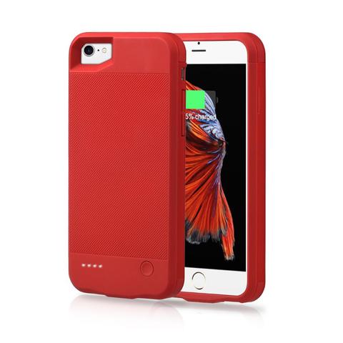 PowerTrust-funda de cargador de batería de 2800mAh, cargador de batería inalámbrico inteligente para iphone 6, 6s, 7, 8 ► Foto 1/6