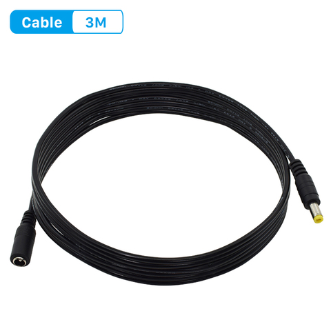 ANBIUX-Cable de extensión de alimentación CC, conector Jack de 3 metros/10 pies a enchufe macho de 5,5mm x 2,1mm para cámara CCTV, Cable de extensión de 12 voltios, 1 Uds. ► Foto 1/6