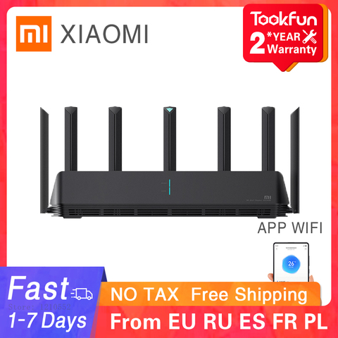 Xiaomi-enrutador AX3600 AIoT Wifi 6 de doble banda, 2976Mbs, Gigabit Rate, WPA3, malla de cifrado de seguridad, amplificador de señal externo Wifi ► Foto 1/6