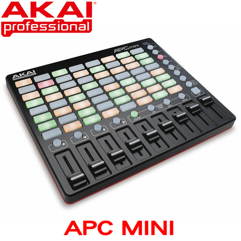 Akai-controlador profesional APC Mini, compacto, Ableton en vivo, descarga en vivo (8x8, clip de retroiluminación, rejilla de lanzamiento) ► Foto 1/6