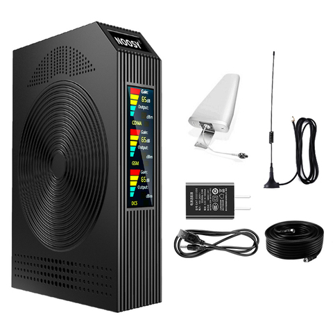 Amplificador de señal para teléfono móvil 2g 3g 4g, pantalla LED, amplificador de señal de teléfono, repetidor amlificador con antena ► Foto 1/6