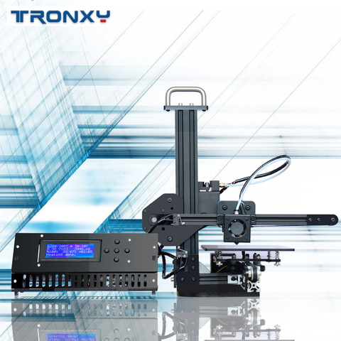 Tronxy-impresora 3D X1, guía lineal de polea, compatible con impresión de tarjeta SD, pantalla LCD, alta precisión, 0,1-0,4mm, imprimante fuera de línea ► Foto 1/6