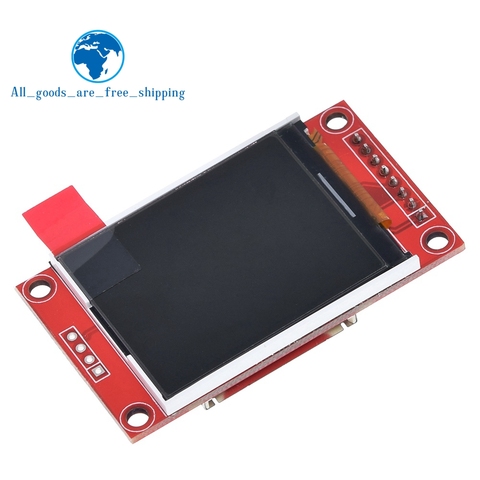 TZT 1,8 pulgadas módulo TFT LCD Módulo de pantalla LCD SPI serie 51 conductores 4 IO conductor TFT Resolución 128*160 para Arduino ► Foto 1/6