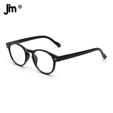 JM-bisagra de resorte para hombre y mujer, gafas de lectura, redonda, lupa, dioptrías, presbicia ► Foto 1/5