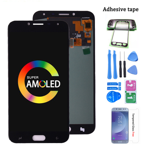 Original Super amuled para Samsung Galaxy J4 J400 J400F J400G/DS SM-J400F pantalla LCD con montaje de digitalizador con pantalla táctil ► Foto 1/6