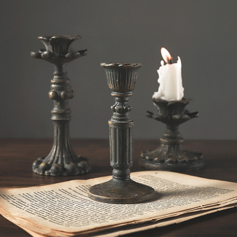 Candelabro Retro europeo, portavelas gótico candelita votiva ► Foto 1/6