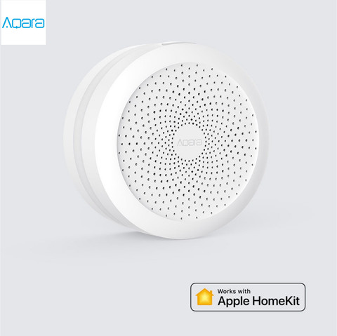 Original xiaomi mijia aqara Hub, Xiaomi Mi gateway con luz nocturna Led trabajo inteligente para Apple Homekit, Edición Internacional ► Foto 1/6