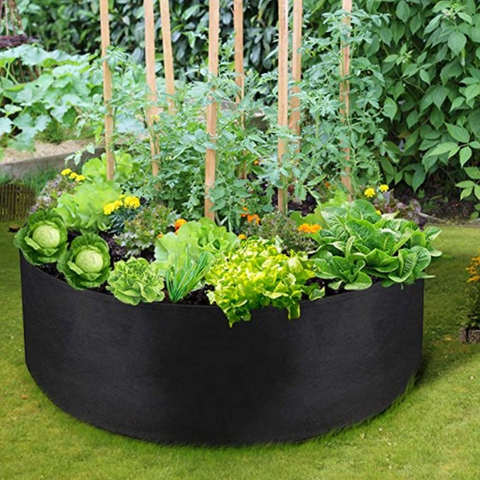 Bolsas de cultivo para plantas domésticas, macetas de jardinería, camas de plantas elevadas, para plantado de flores y verduras ► Foto 1/6