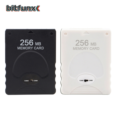 Bitfunx-tarjeta de memoria de 256MB para Sony PlayStation 2 PS2, módulo de almacenamiento de datos de juegos en blanco y negro con FMCB ► Foto 1/3