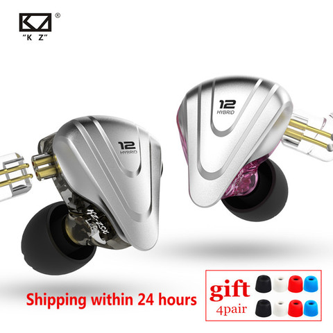 KZ ZSX Terminator 5BA 1DD auriculares internos híbridos, auriculares HIFI de Metal, auriculares para música, deporte, ZS10 PRO AS12 AS16 ZSN PRO C12 A10 V90 AS10 P1 ► Foto 1/6