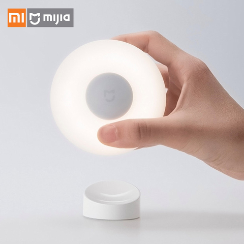 Xiaomi Mijia-luz nocturna de 2 Generación, Sensor inteligente infrarrojo de brillo ajustable, cuerpo humano con luz de inducción de Base magnética ► Foto 1/5