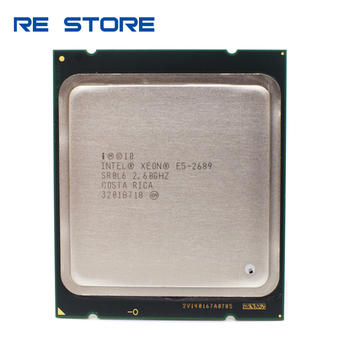 Procesador Intel Xeon E5 2689 LGA 2011 CPU, 2,6 GHz, 8 núcleos, 16 hilos, compatible con placa base X79 ► Foto 1/1