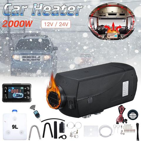 12v 2kw coche diesel Parking calentador de aire compacto aparcamiento calentador de Kit Universal para RV autocaravana, remolque coche calentador ► Foto 1/6